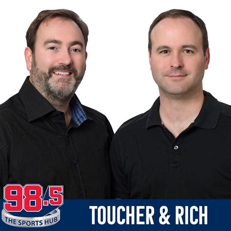 Toucher and rich twitter - Oct 26, 2023 · Wednesday morning, the Toucher and Rich social media accounts were renamed for co-host Rich Shertenlieb, sparking speculation about the show’s future. Hours later, 98.5 The Sports Hub announced ... 